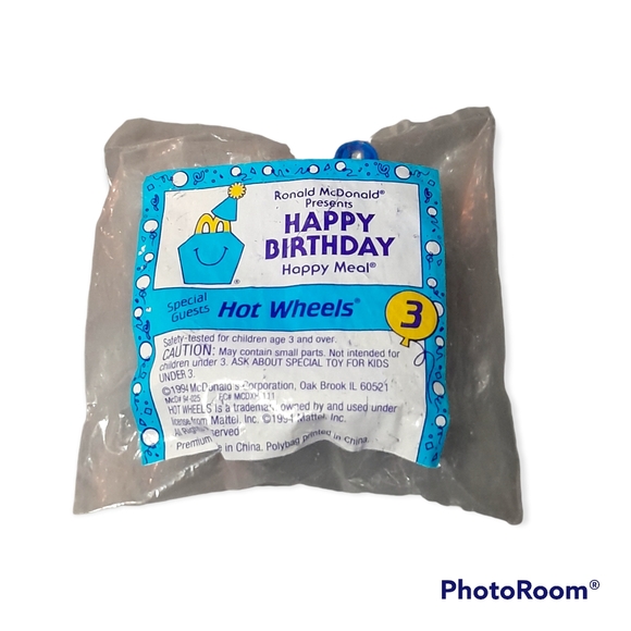 Hot Wheels Vintage McDonald's Happy Birthday #3 Happy Meal Toy - Picture 2 of 5